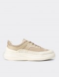 Men's Beige Sneakers