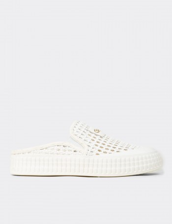 Women's White Sandals