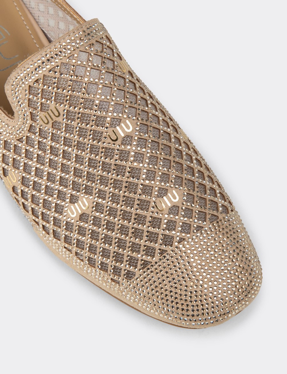 Women's Beige Mule - 26467ZBEJC01