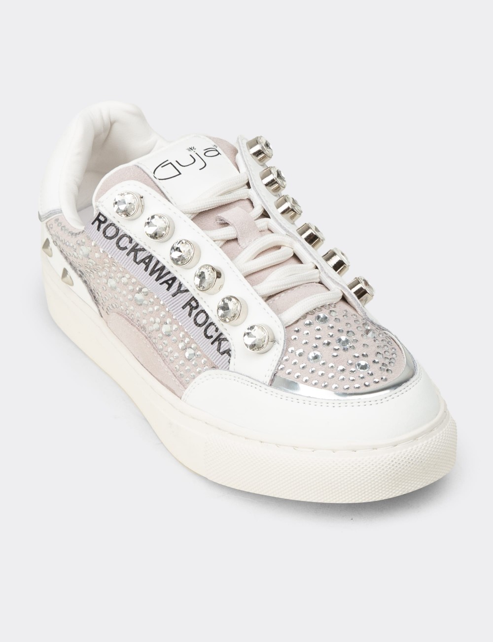 Women's White Leather Sneakers - 26273ZBYZC01