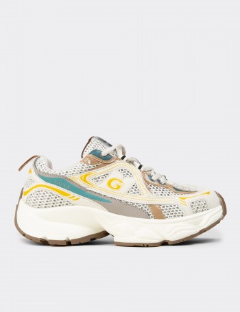 Women's Chunky Yellow Sneakers