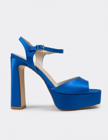 Women's Blue Evening Heel - SM203ZMVIM01