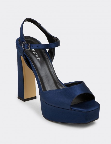 Women's Navy Evening Heels