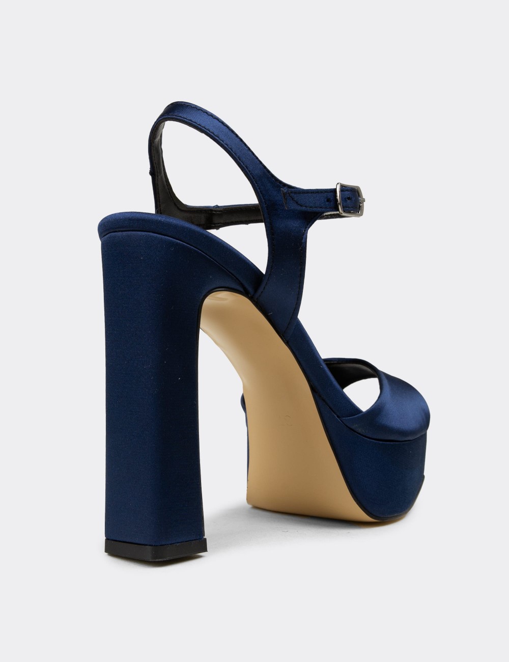 Women's Navy Evening Heels - SM203ZLCVM01