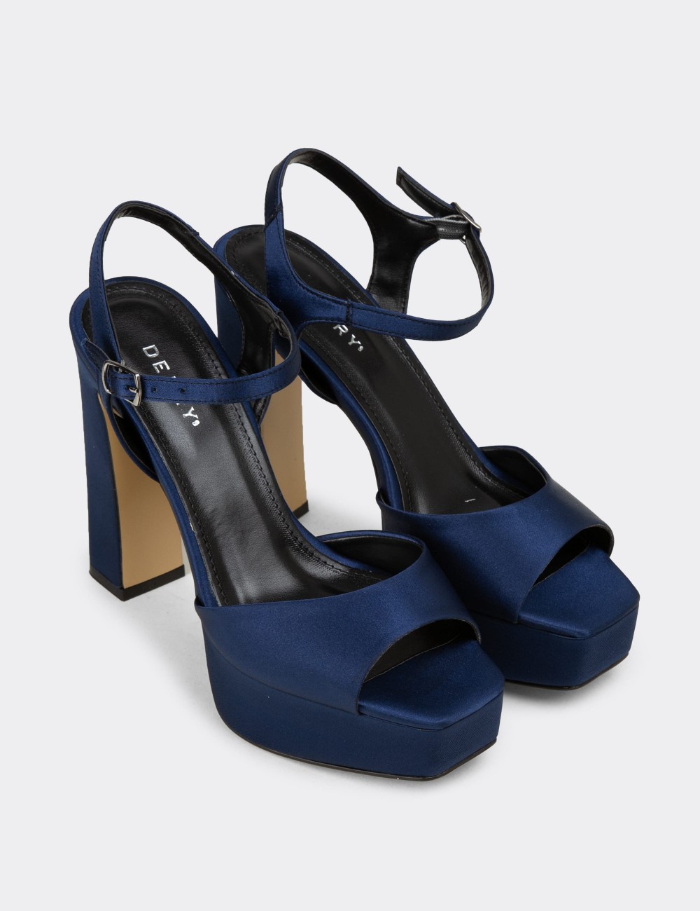 Women's Navy Evening Heels - SM203ZLCVM01