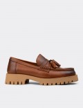 Women's Brown Leather Marin Loafer