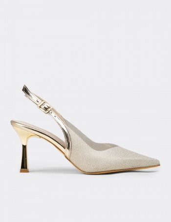 Women's Gold Slingback