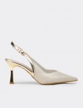 Women's Gold Slingback