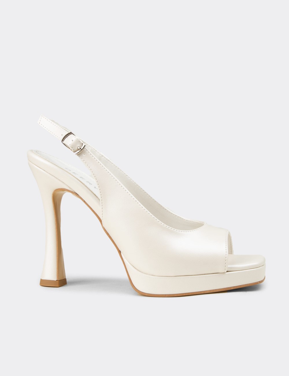 Women's Gold Platform Heel for Evening Wear - SM135ZSDFM01