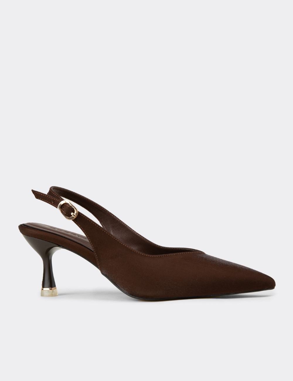 Women's Brown Slingback Pumps - K3022ZKHVM01