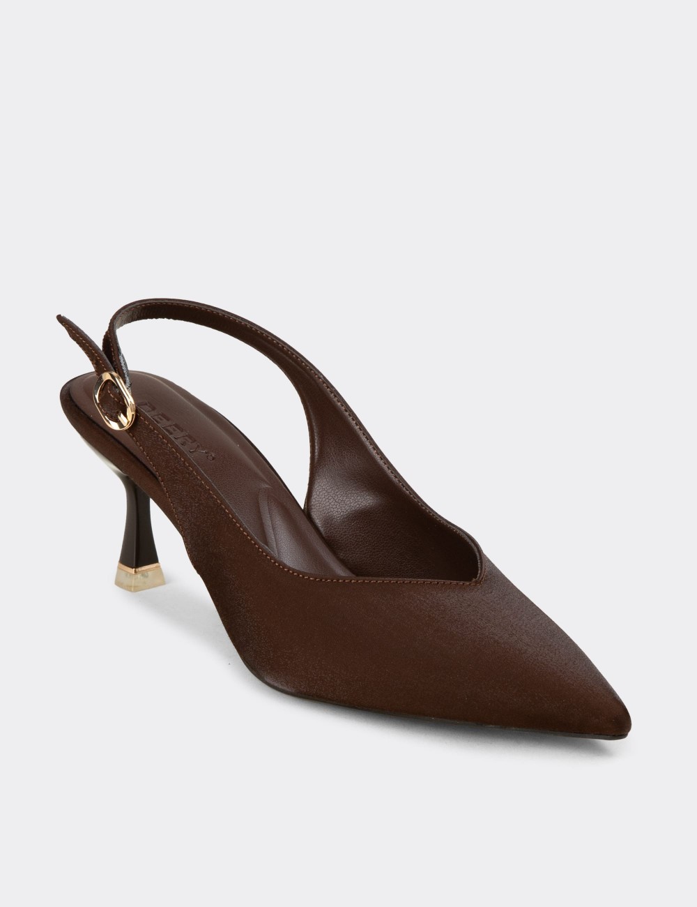 Women's Brown Slingback Pumps - K3022ZKHVM01