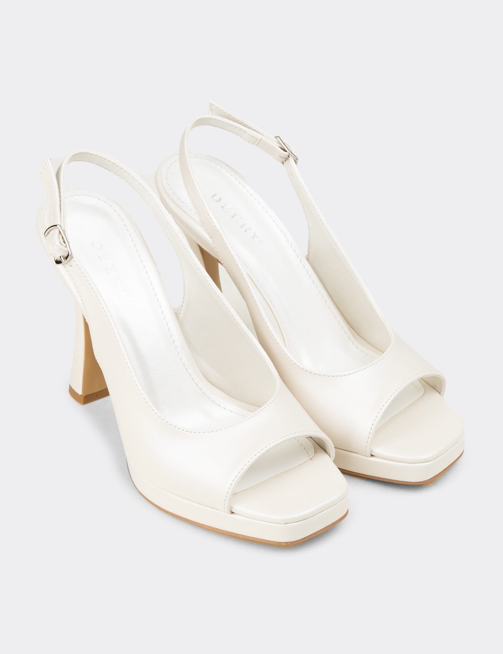 Women's Gold Platform Heel for Evening Wear - SM135ZSDFM01