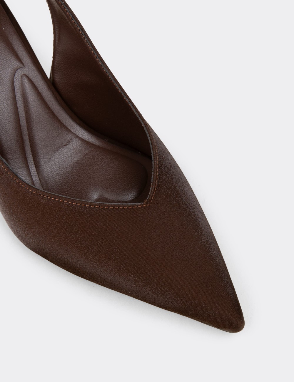Women's Brown Slingback Pumps - K3022ZKHVM01