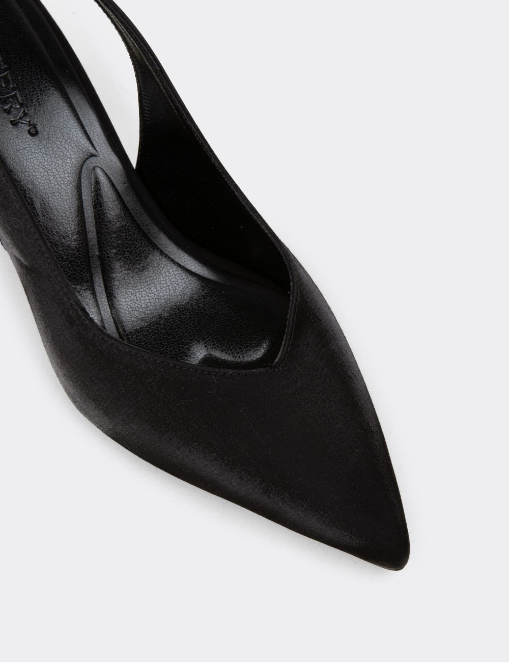 Women's Black Slingback Pumps - K3022ZSYHM01
