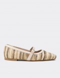 Women's Brown Mary Jane Flats