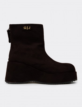 Women's Brown Platform Boots