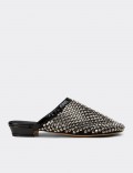 Women's Black Mule