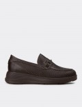 Women's Brown Leather Loafers
