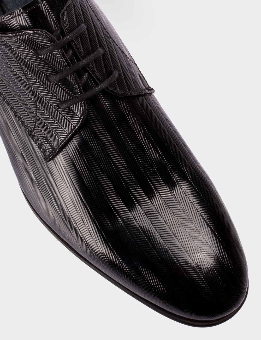 Black Patent Leather Classic Shoes - 00479MSYHM10