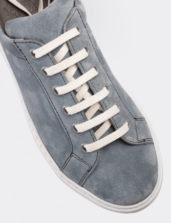 fabric & suede calfskin dark gray & gray