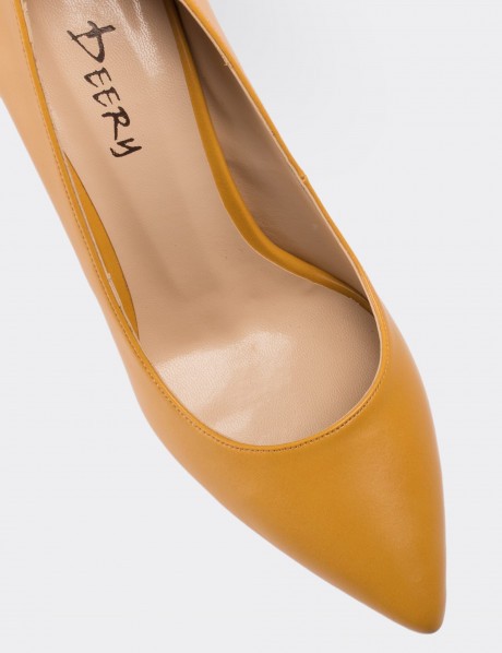 Yellow Stiletto Pump