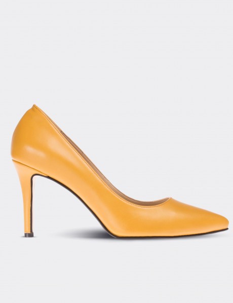 Yellow Stiletto Pump