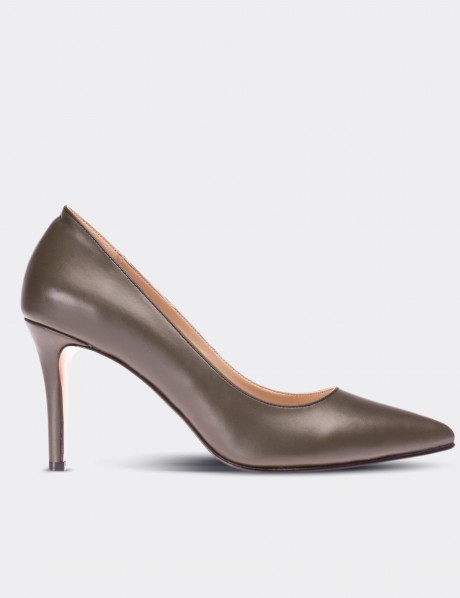 Green Stiletto Pump