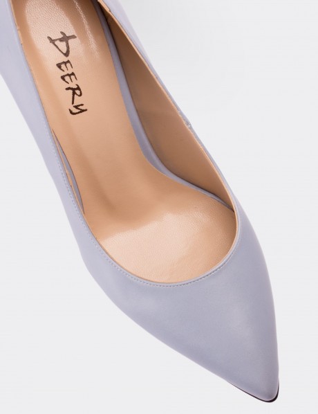 Blue Stiletto Pump