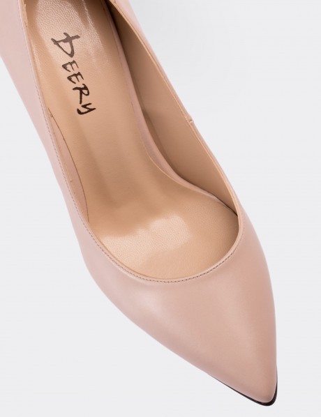 Beige Stiletto Pump