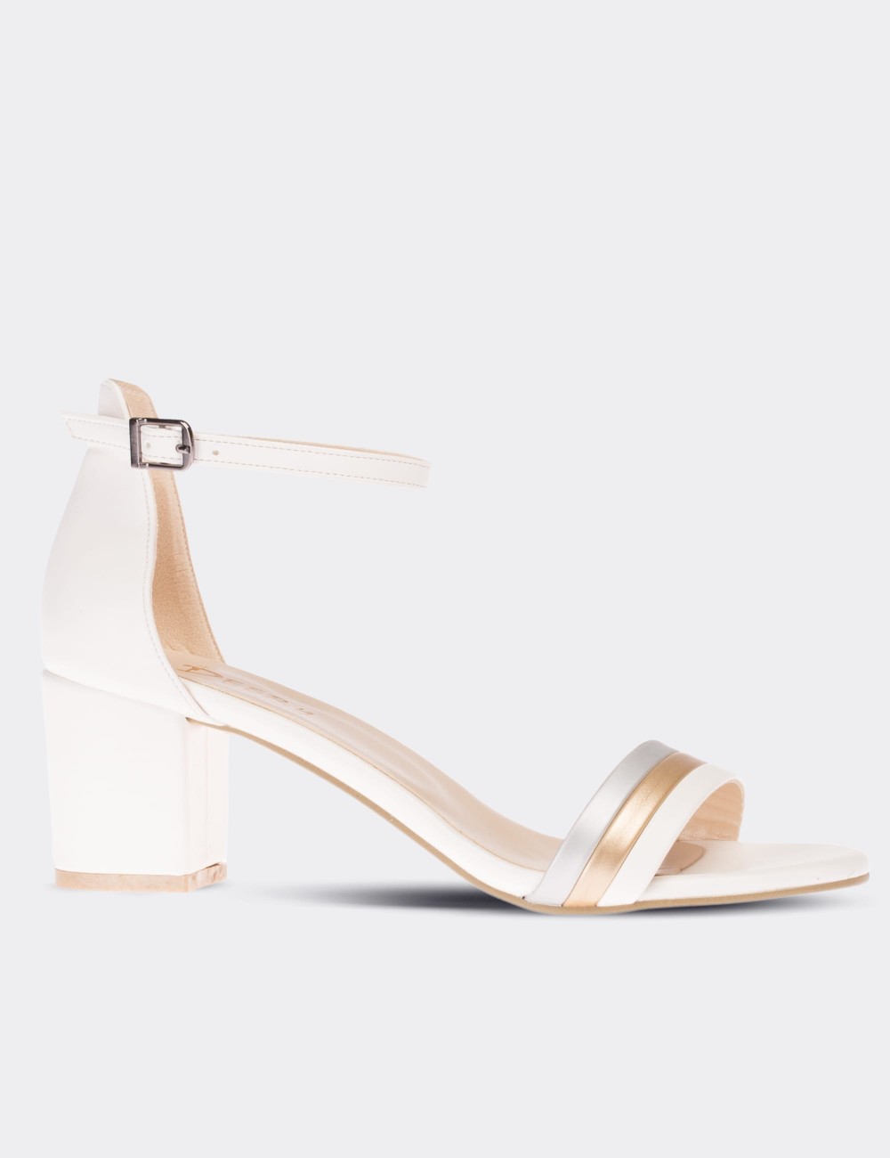 White Leather Pumps - 00184ZBYZM01