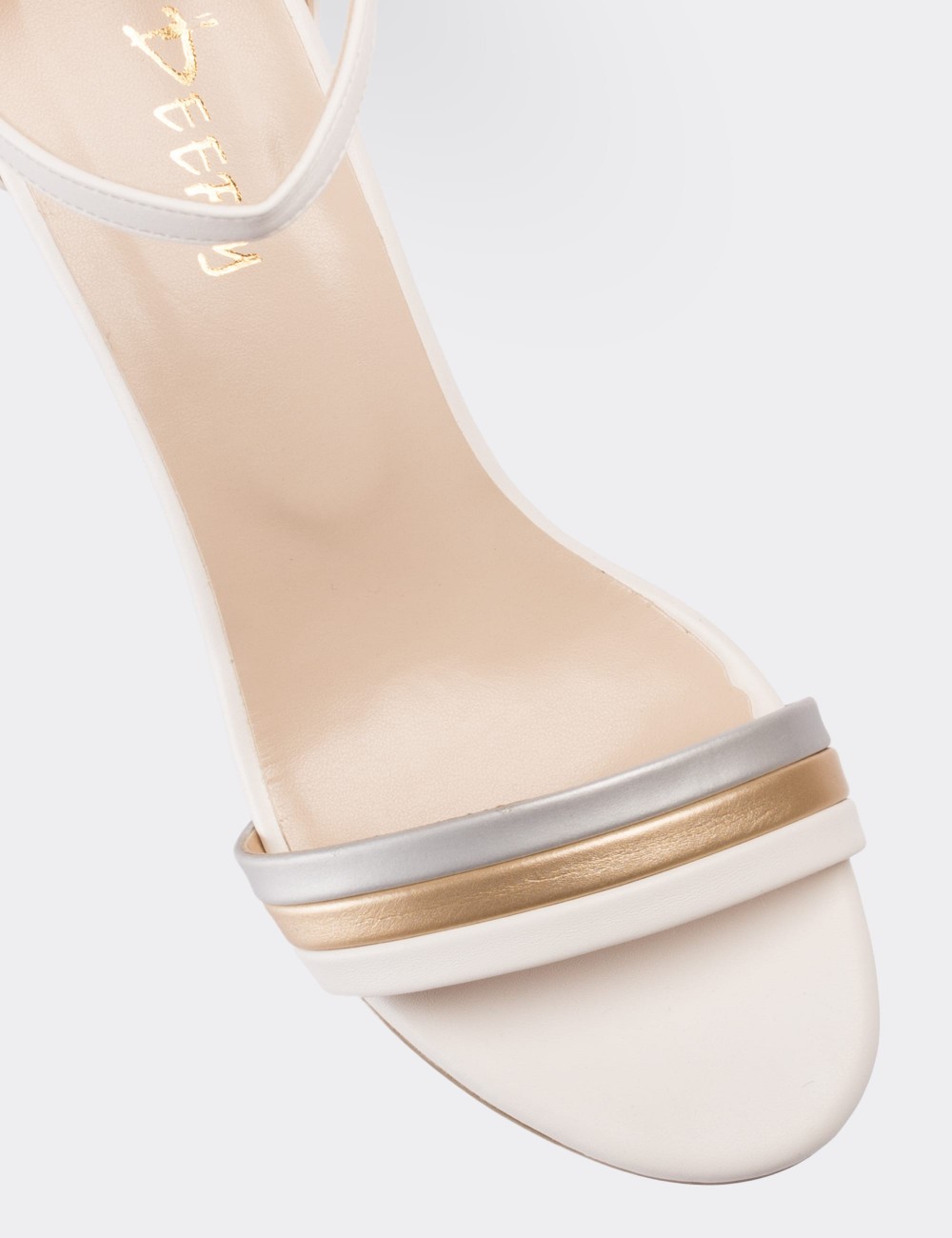 White Leather Pumps - 00184ZBYZM01