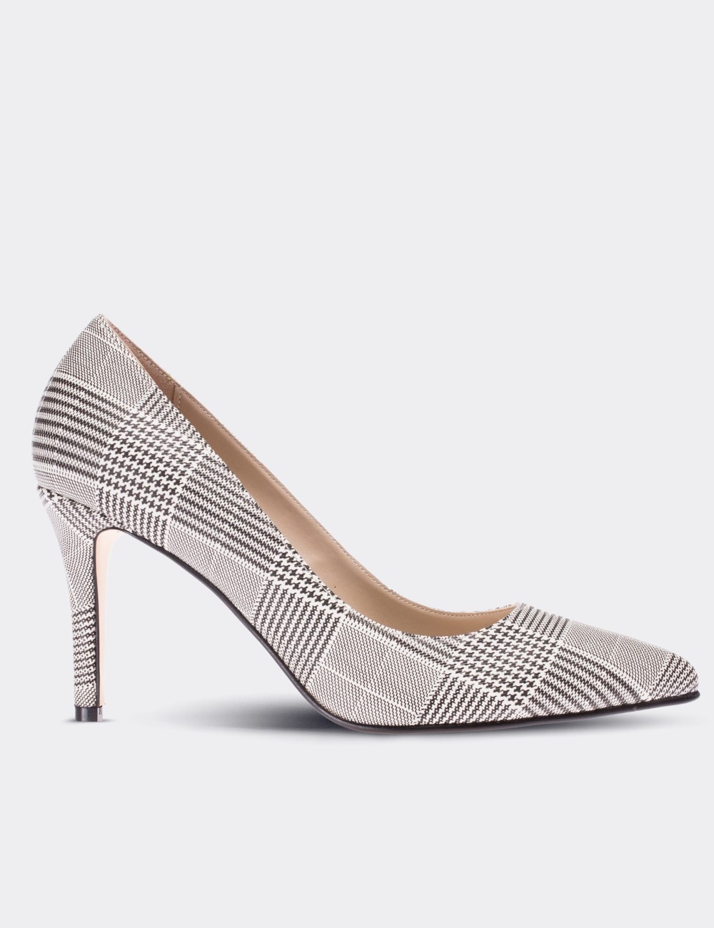White Leather Pumps - 02029ZBYZM02