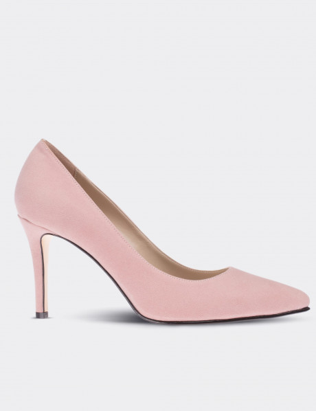 Pink Suede Pump