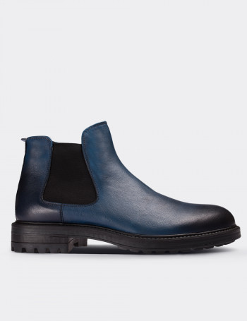 calfskin chelsea boots