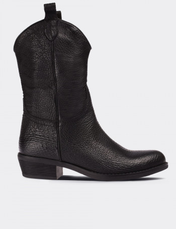 calfskin leather boots
