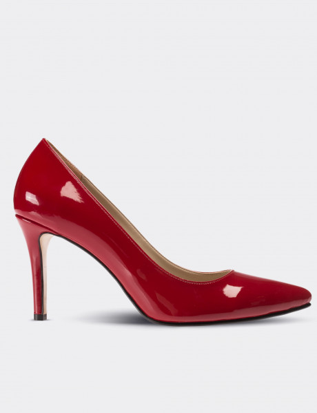 Red Patent Pump