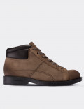 Sandstone Suede Leather  Boots