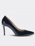 Navy Patent Leather Pump