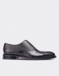Black  Leather Classic Shoes