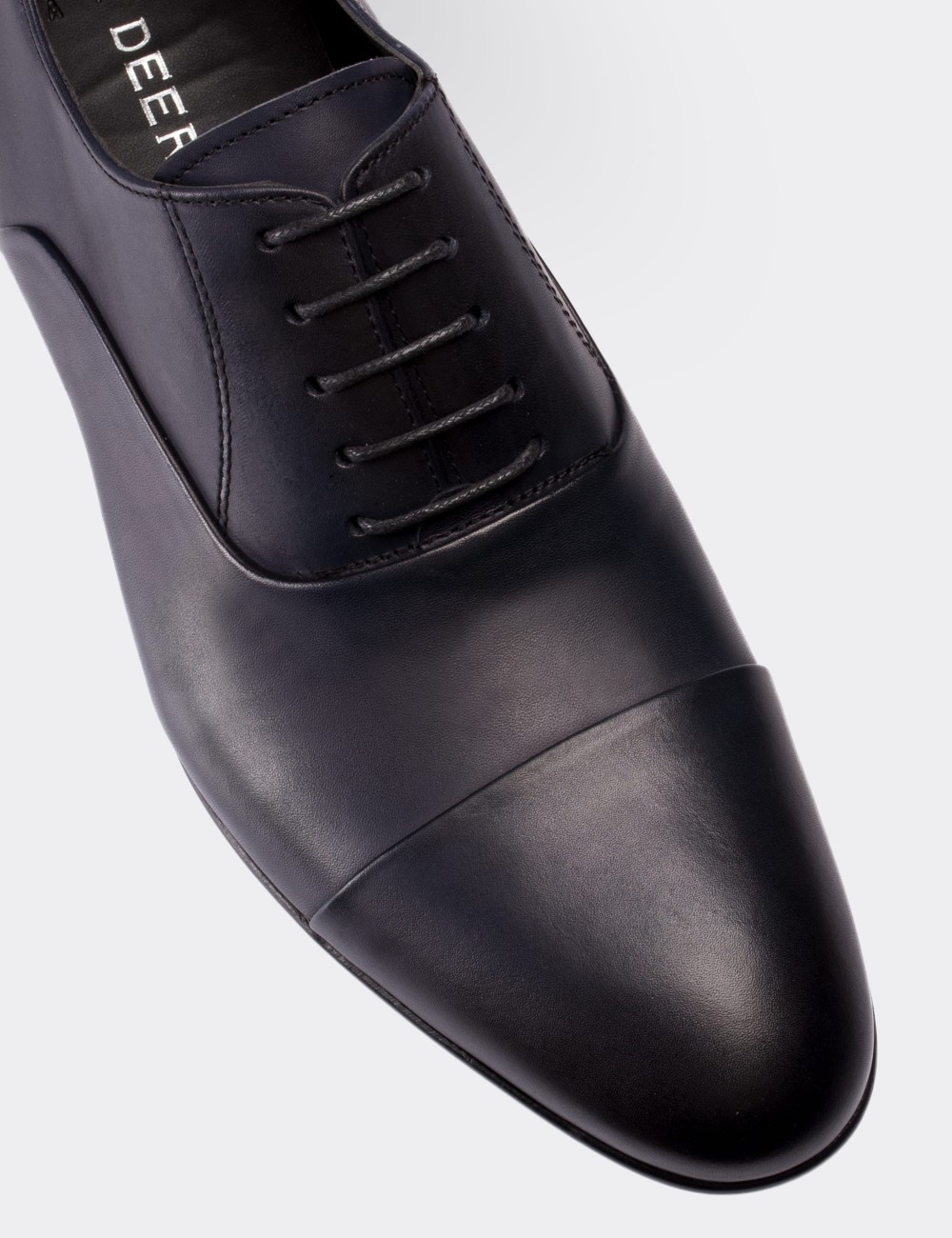 Navy  Leather Classic Shoes - 01590MLCVC01
