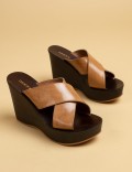 Brown  Leather  Sandals