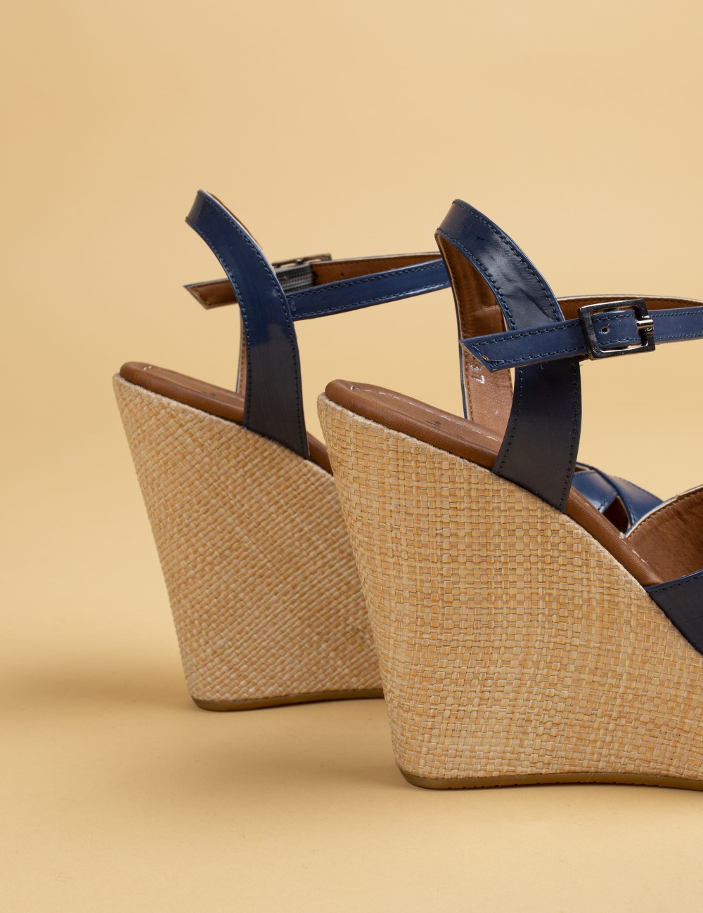 Blue  Leather Sandals - 02051ZMVIC01