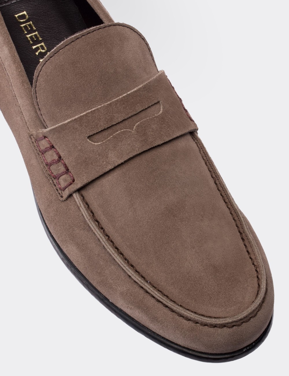 Sandstone Suede Leather Loafers - 01538MVZNC01