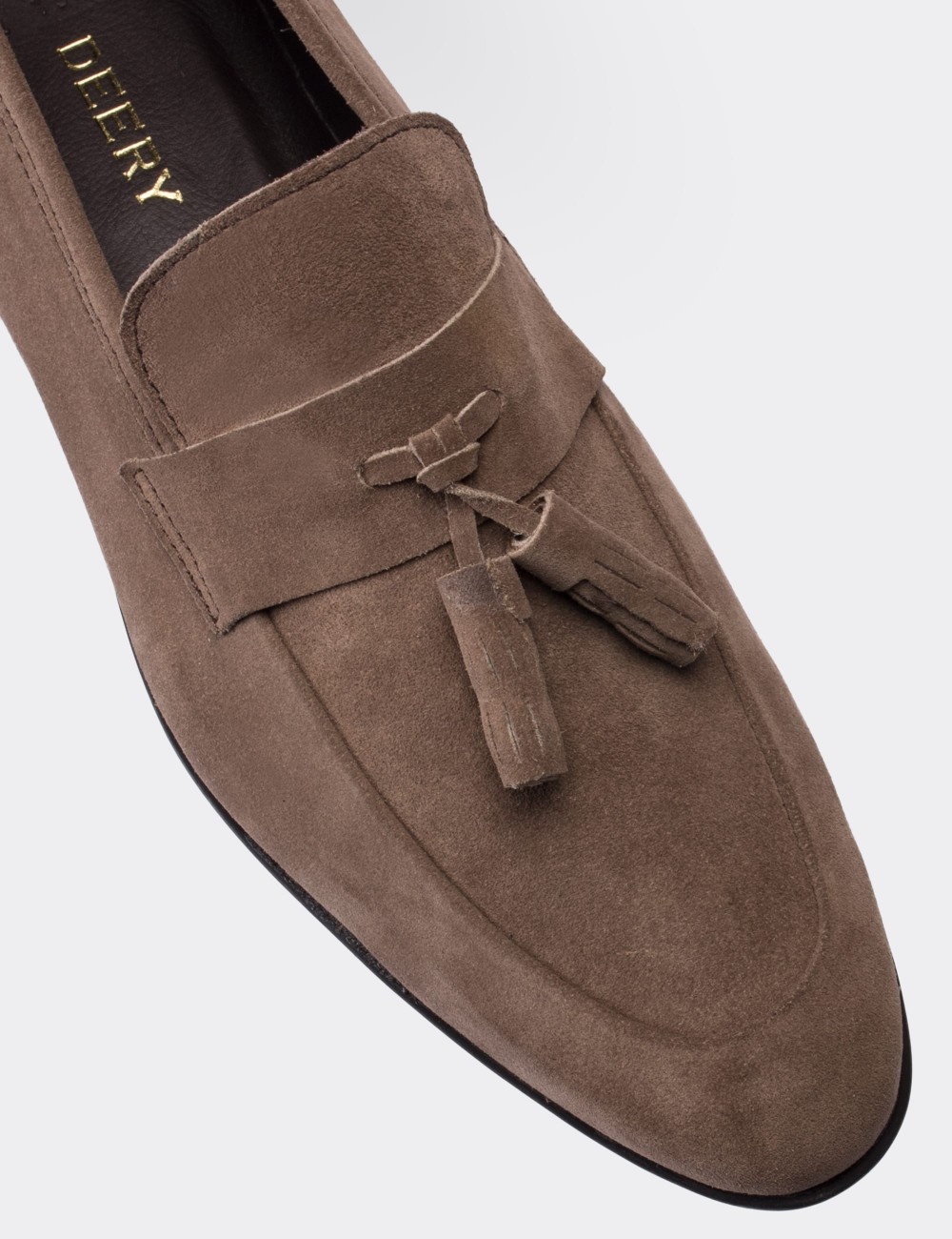 Sandstone Suede Leather Loafers - 01523MVZNC01