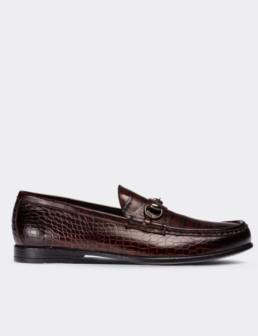 Brown Calfskin Leather Loafers - Deery
