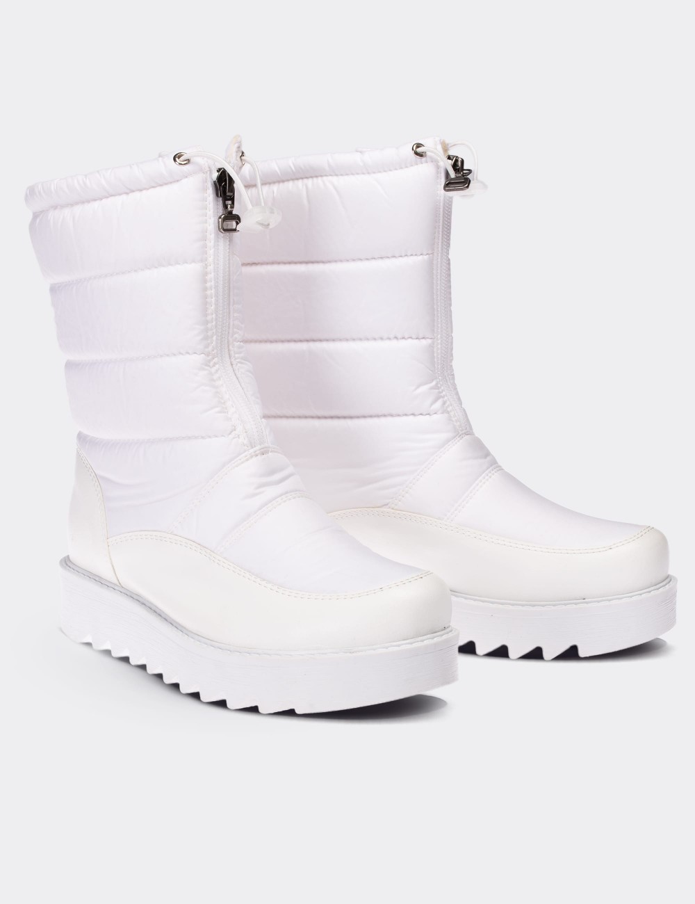 White Snow Boots - 30555ZBYZT01