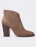 Sandstone Suede Leather  Boots