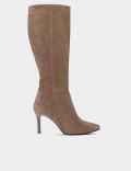 Sandstone Suede Leather  Boots
