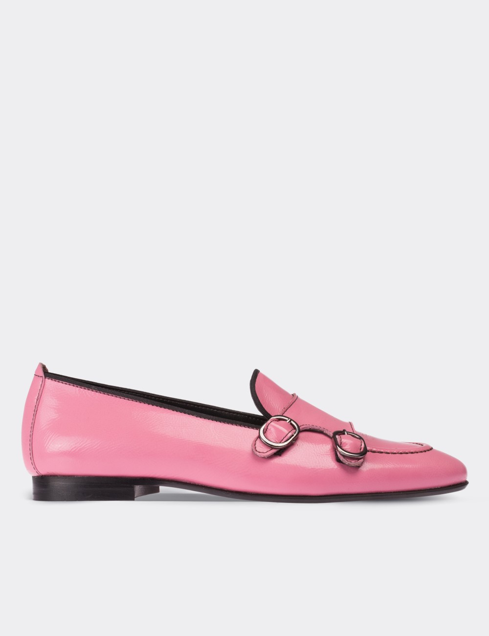 Pink Patent Leather Loafers - 01617ZPMBM01