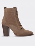 Sandstone Suede Leather Boots